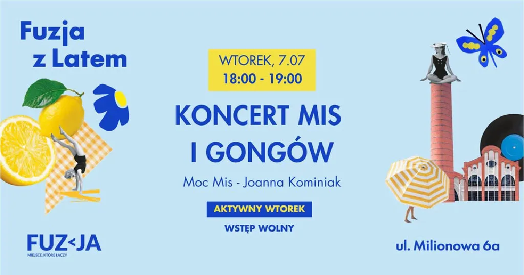 Koncert Mis i Gongów – Aktywny Wtorek w Fuzji