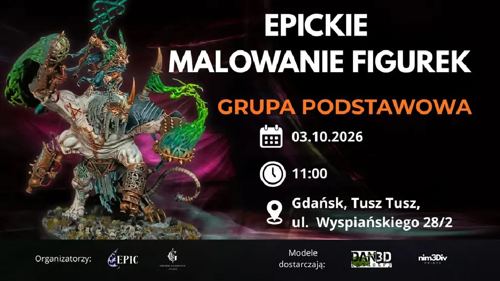 EPICkie Malowanie Figurek – warsztaty kreatywne