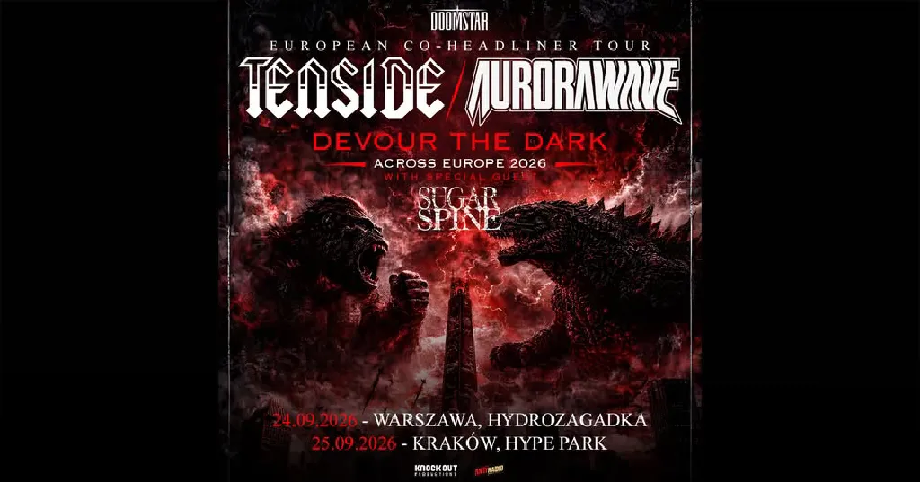 Tenside, Aurorawave i Sugar Spine – koncert
