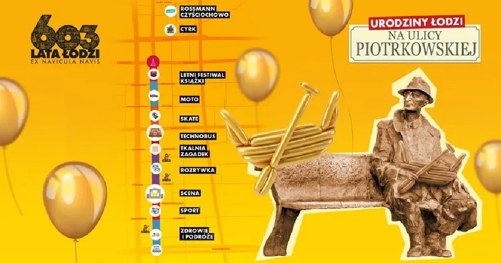 603. Urodziny Łodzi na Piotrkowskiej