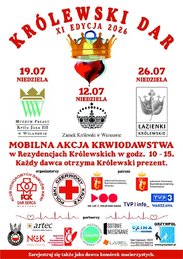 Królewski Dar – honorowe oddawanie krwi