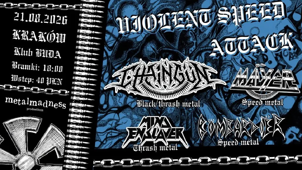 Violent Speed Attack – CHAINGÜN, MAÜSER, BÖMBARDIËR, MIND ENSLAVER