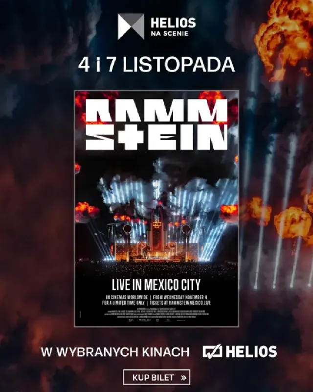 Rammstein – Live in Mexico City w Helios na Scenie