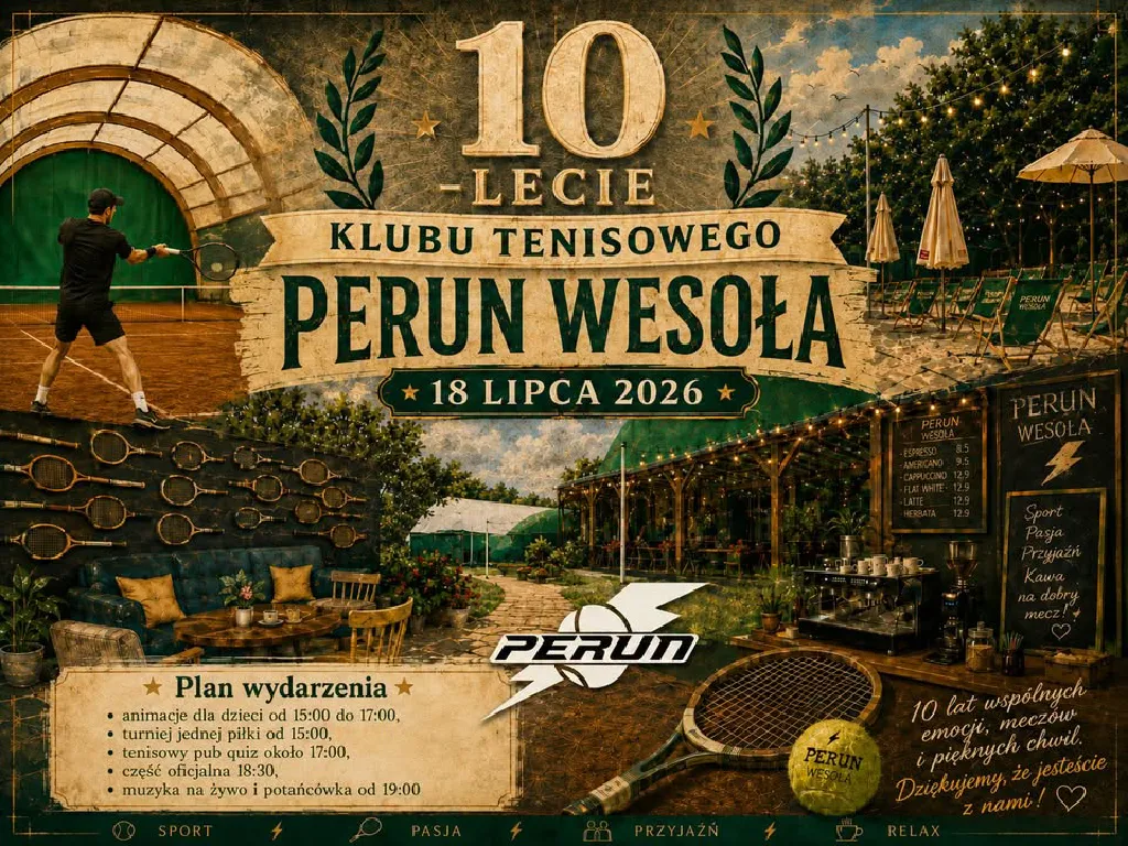 10-lecie Klubu Tenisowego Perun Wesoła