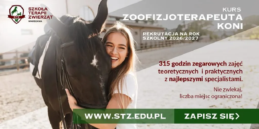 Zoofizjoterapia koni – kurs zawodowy