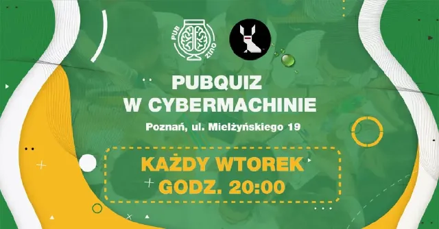 PubQuiz – drużynowy quiz z nagrodami w Cybermachinie