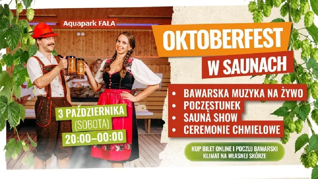 Oktoberfest w saunach – Aquapark Fala