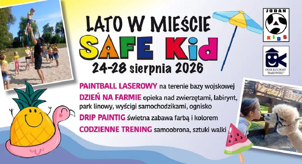 Lato w mieście SafeKid – półkolonie