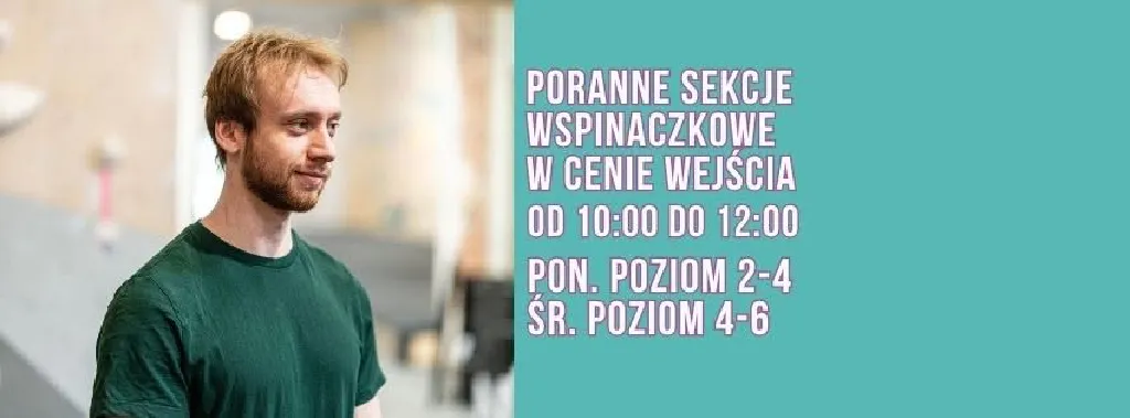 Poranne zajęcia wspinaczkowe