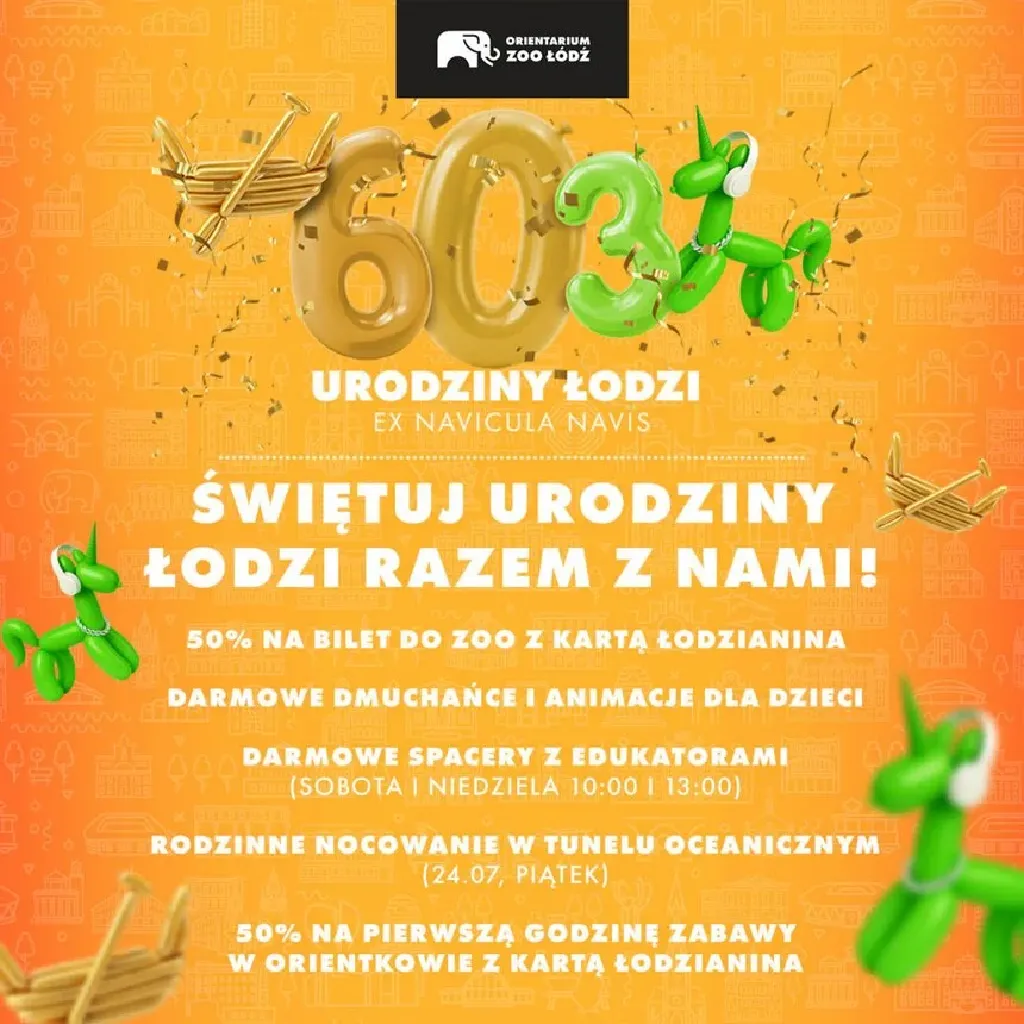 603. Urodziny Łodzi w Orientarium ZOO Łódź
