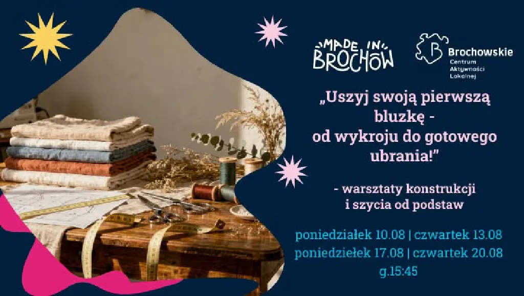 Warsztaty szycia – uszyj swoją pierwszą bluzkę