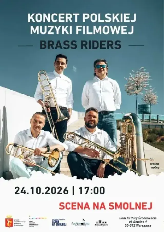 Polska muzyka filmowa – koncert kwartetu Brass Riders