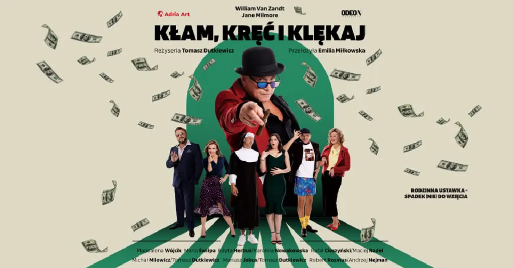 Kłam, kręć i klękaj – komedia w Warszawie