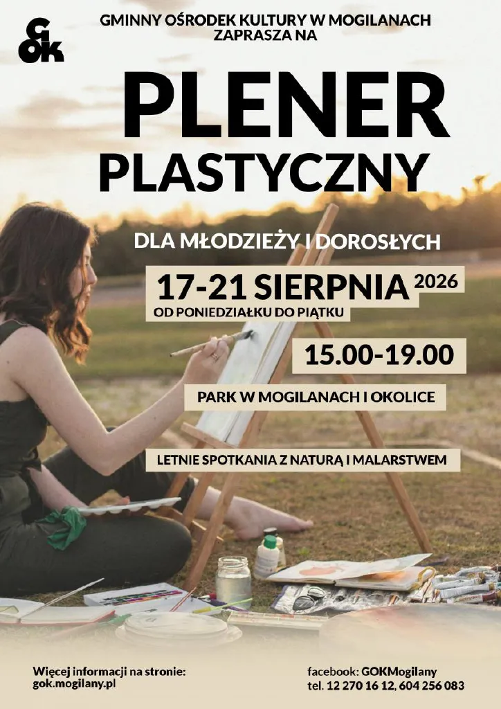 Plener plastyczny w Mogilanach