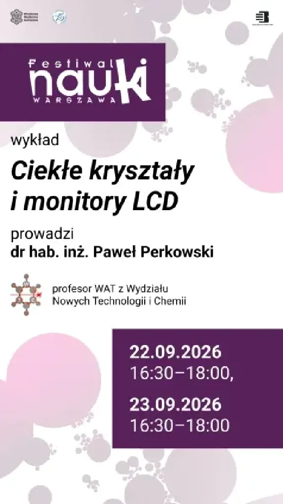 Ciekłe kryształy i monitory LCD – wykład