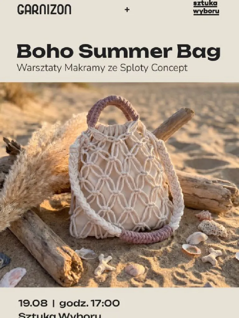 Boho Summer Bag – warsztaty makramy ze Sploty Concept