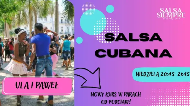 Salsa Cubana w parach od podstaw – kurs w Poznaniu