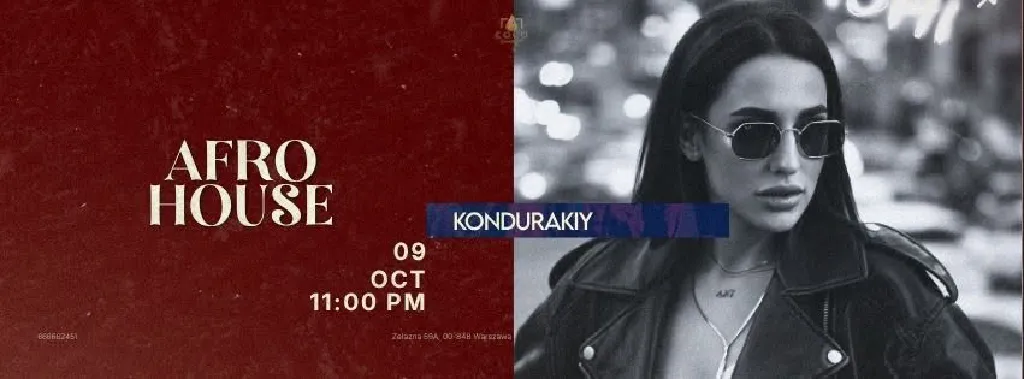 AFRO HOUSE BY KONDURAKIY – wieczór muzyczny