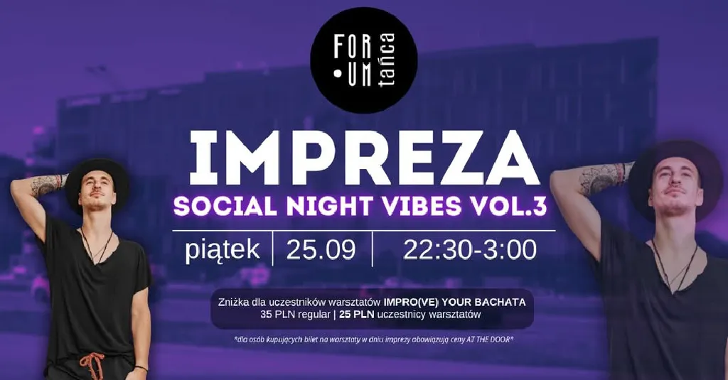 Social Night Vibes vol. 3 – impreza taneczna