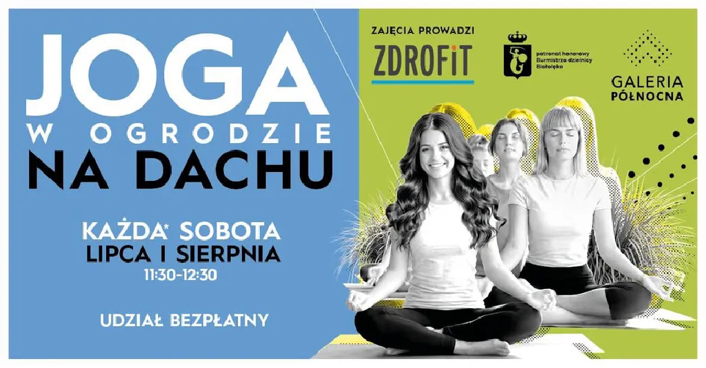 Joga w ogrodzie na dachu – zajęcia plenerowe