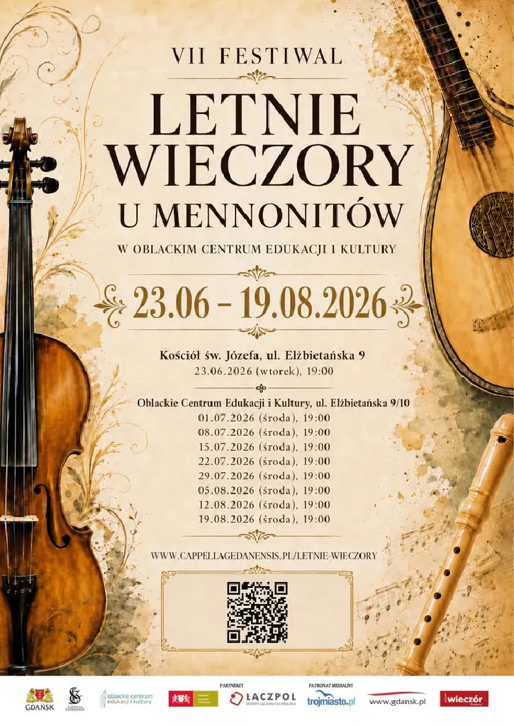 Koncert muzyki filmowej – Festiwal Letnie Wieczory u Mennonitów