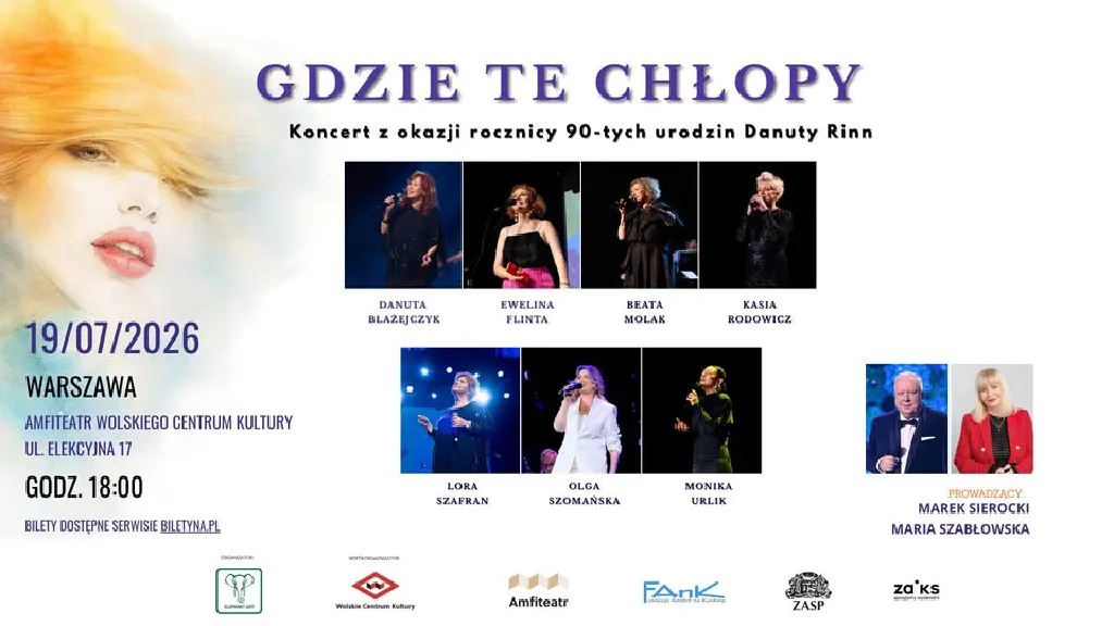 Gdzie te chłopy – koncert ku pamięci Danuty Rinn