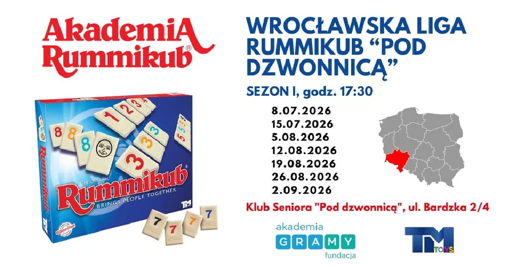 Wrocławska Liga Rummikub „Pod dzwonnicą”