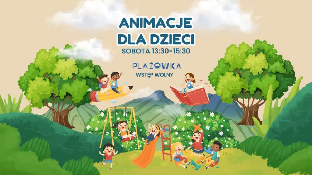 Animacje dla dzieci w Plażówce Saska