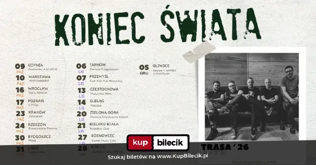 Koniec Świata + BIAZ NAZVY (:B:N:) – koncert