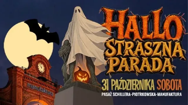 Halloweenowa parada – Pasaż Schillera, Piotrkowska, Manufaktura
