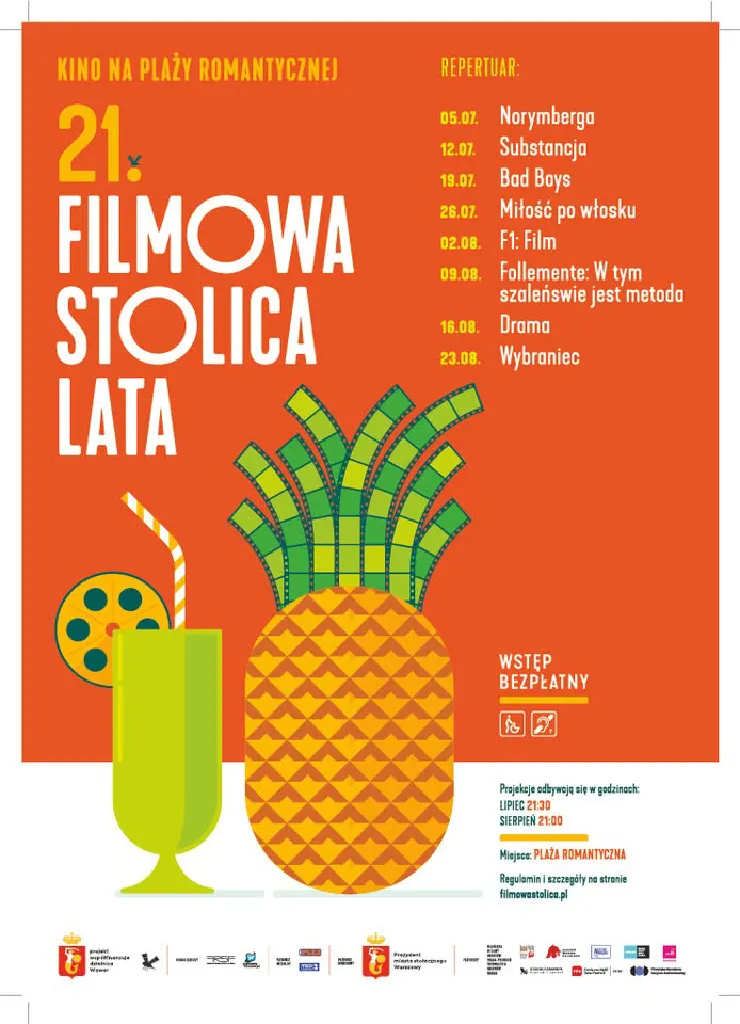 Kino na Plaży Romantycznej – pokazy filmowe