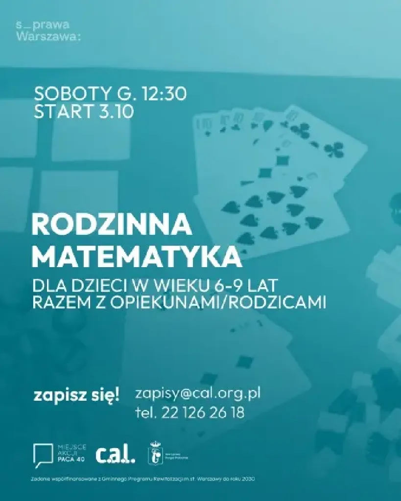 Rodzinna Matematyka – warsztaty dla dzieci
