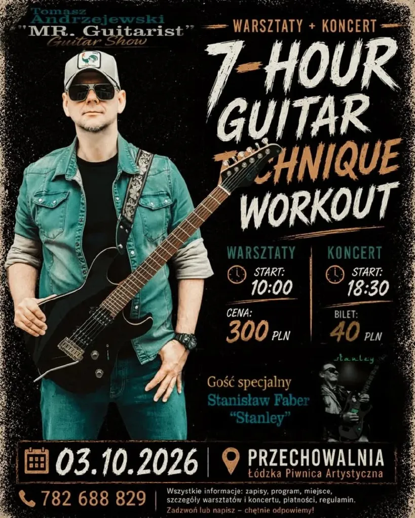 7-Hour Guitar Technique Workout – Tomasz Andrzejewski