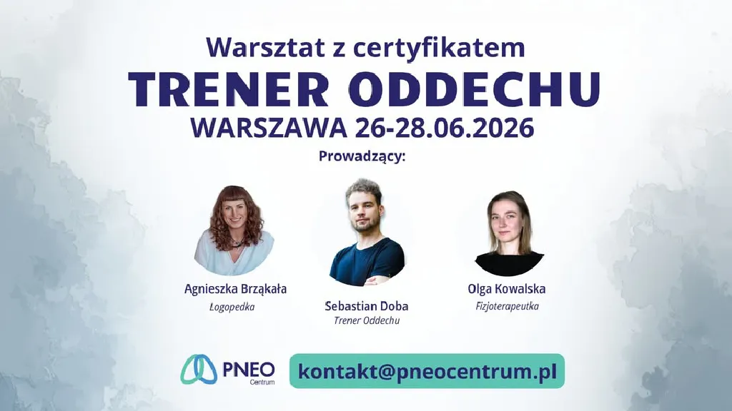 Warsztat certyfikacyjny Trener Oddechu
