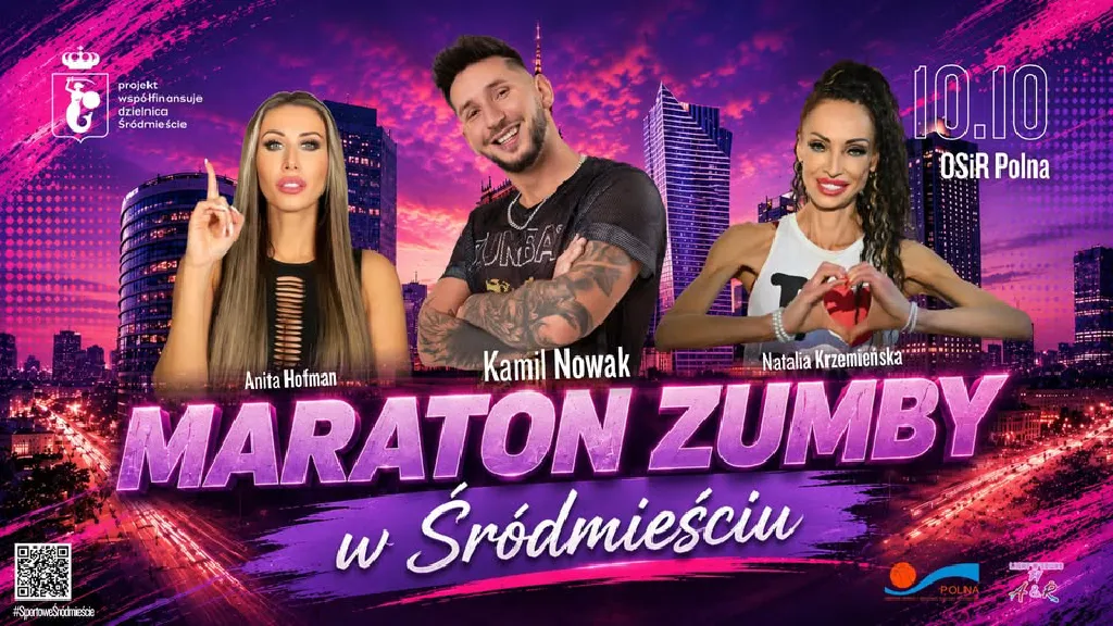 Maraton Zumby i warsztaty Reggaeton – Śródmieście