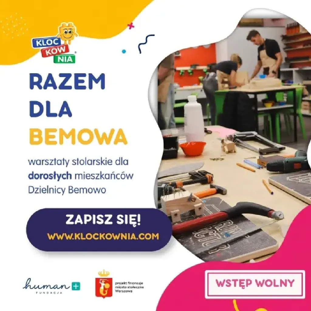 Razem dla Bemowa – warsztaty stolarskie