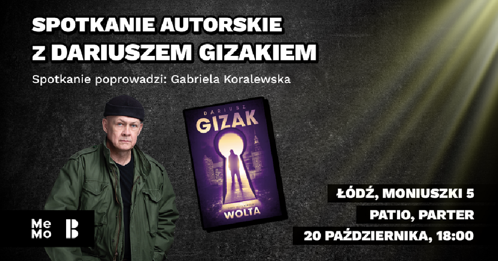 Dariusz Gizak – spotkanie autorskie w Mediatece MeMo