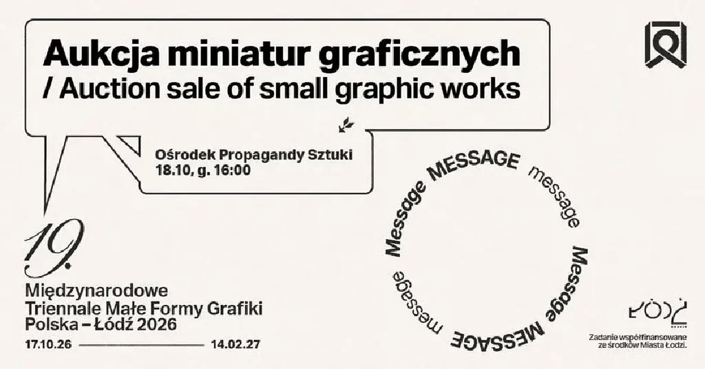 Aukcja miniatur graficznych – 19. Międzynarodowe Triennale