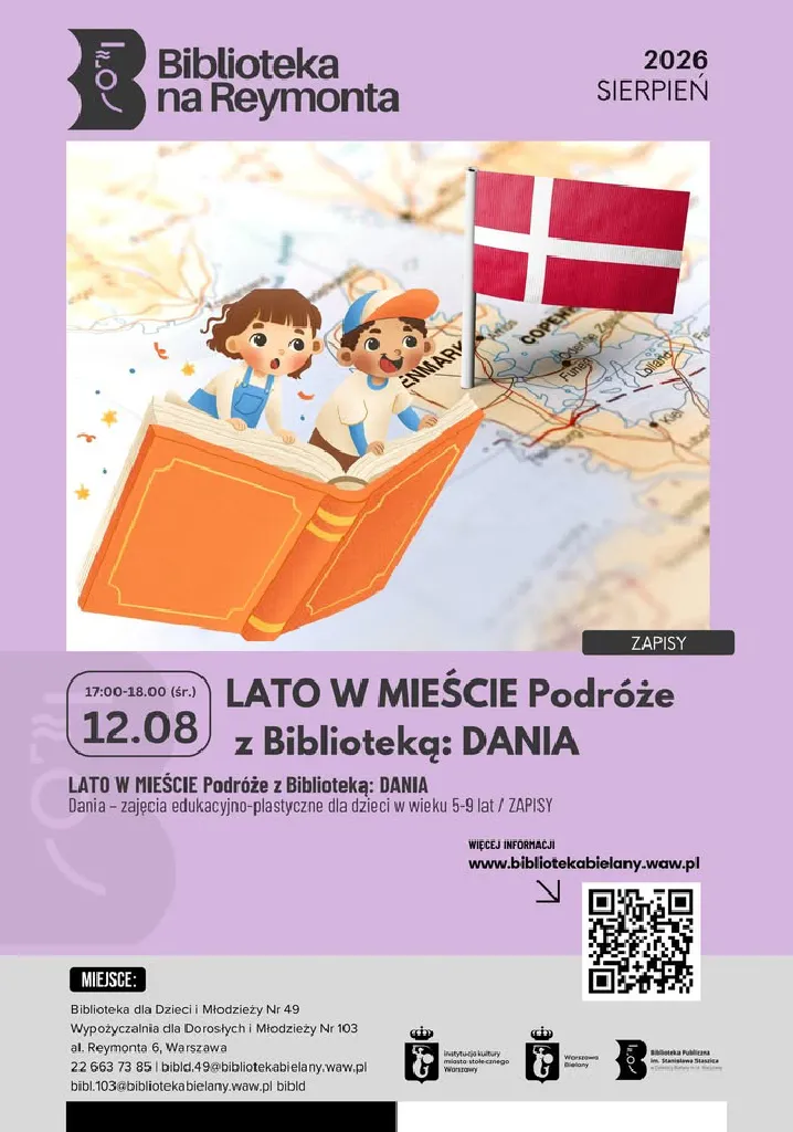 Lato w mieście – podróże z biblioteką: Dania