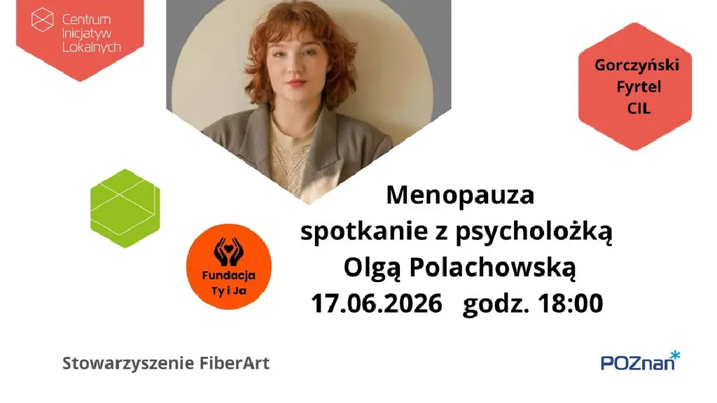 Menopauza – spotkanie z psycholożką Olgą Polachowską