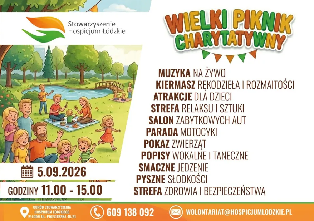 Piknik Charytatywny Stowarzyszenia Hospicjum Łódzkiego