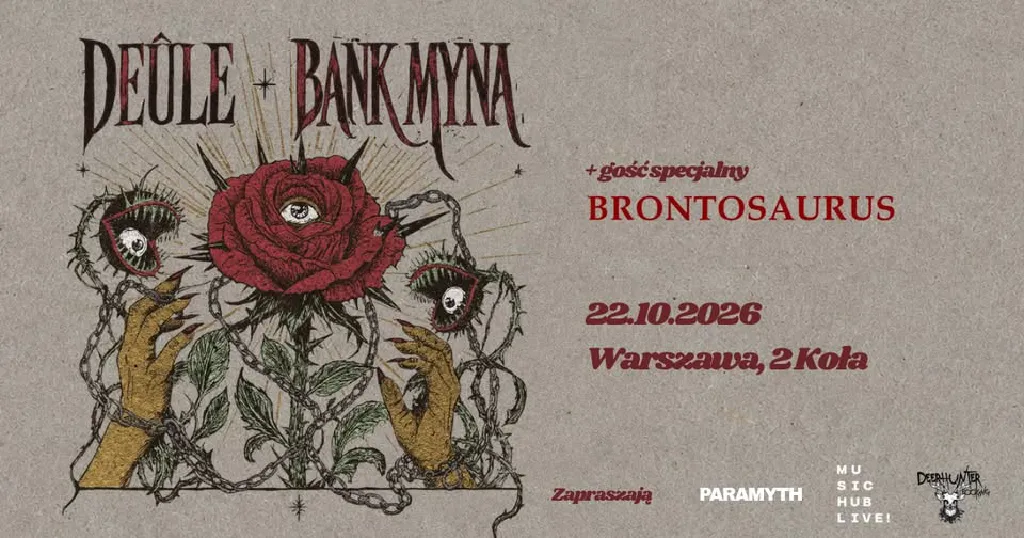 Deûle, Bank Myna i Brontosaurus – koncert