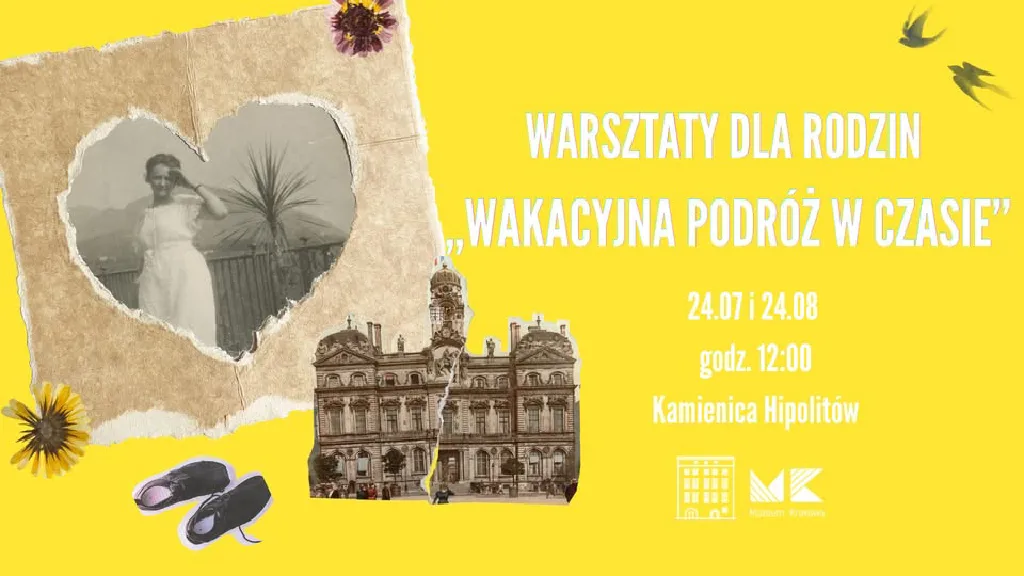 Wakacyjna podróż w czasie – warsztaty dla rodzin
