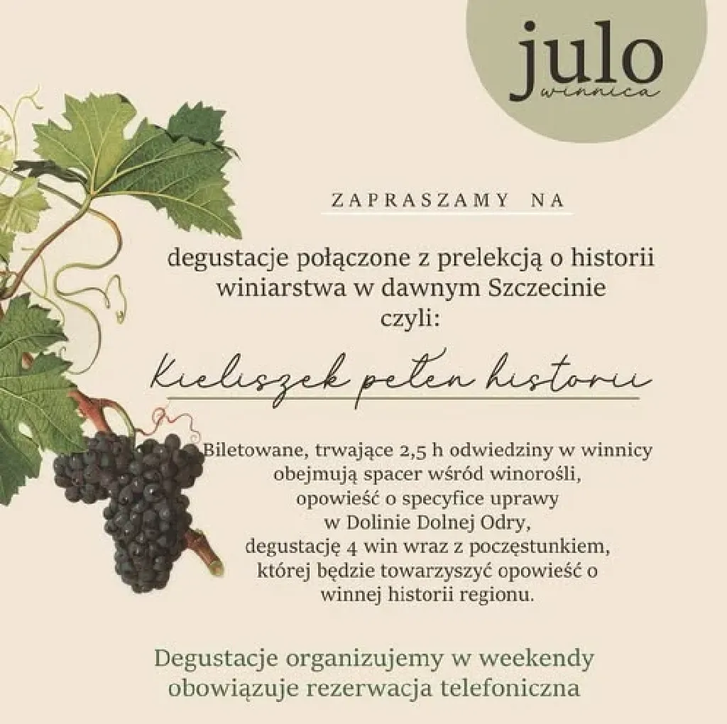 Kieliszek pełen historii – degustacja win