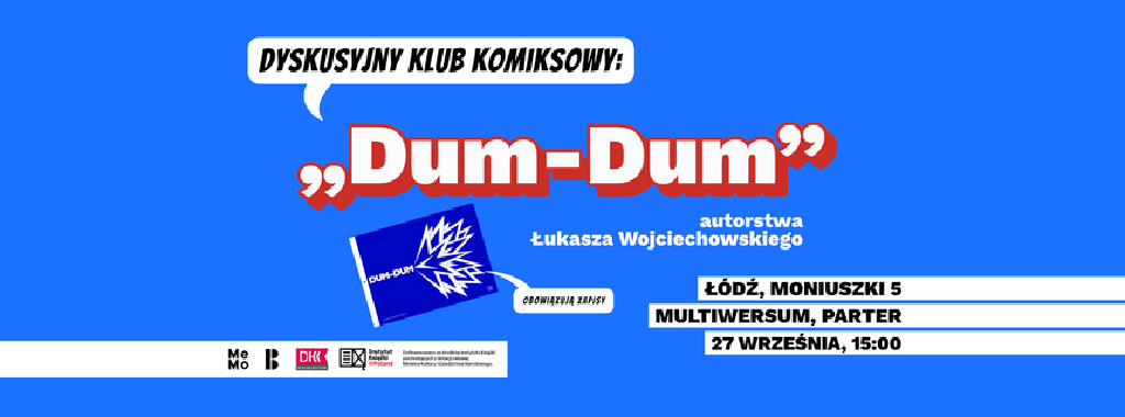 Dum-dum – Dyskusyjny Klub Komiksowy w Mediatece MeMo