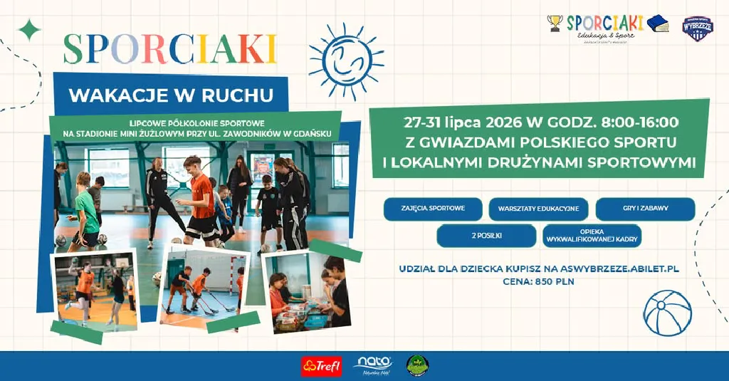 Półkolonie Sporciaki – wakacje w ruchu