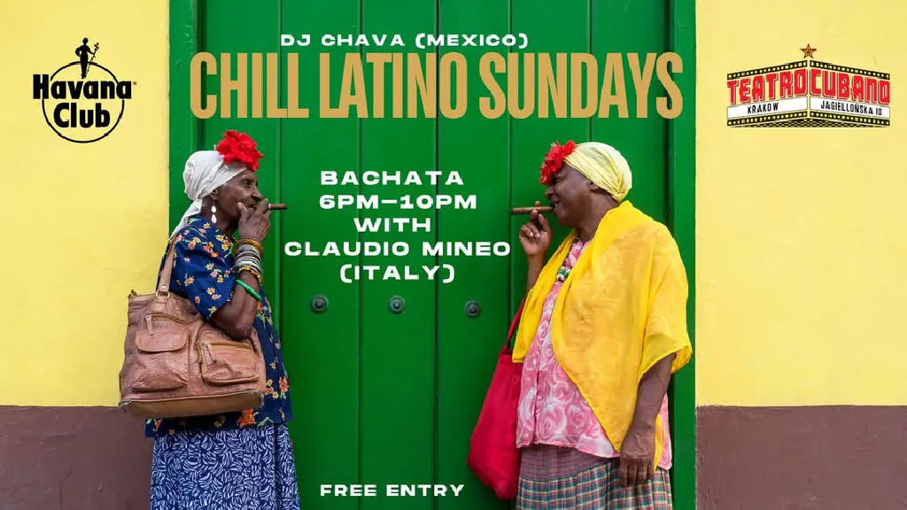 Chill Latino Sundays w Teatro Cubano