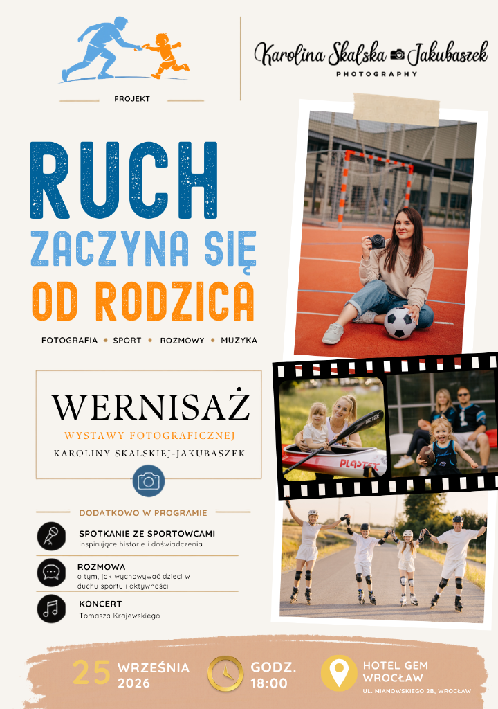 Ruch zaczyna się od rodzica – wernisaż wystawy