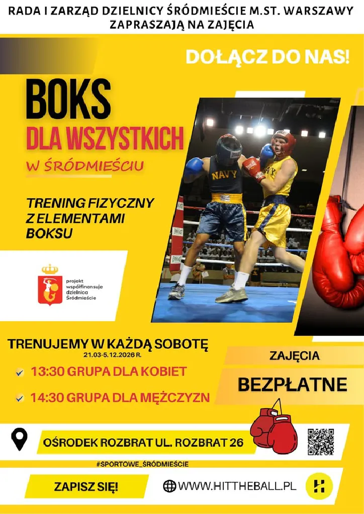 Boks – otwarte treningi w Śródmieściu