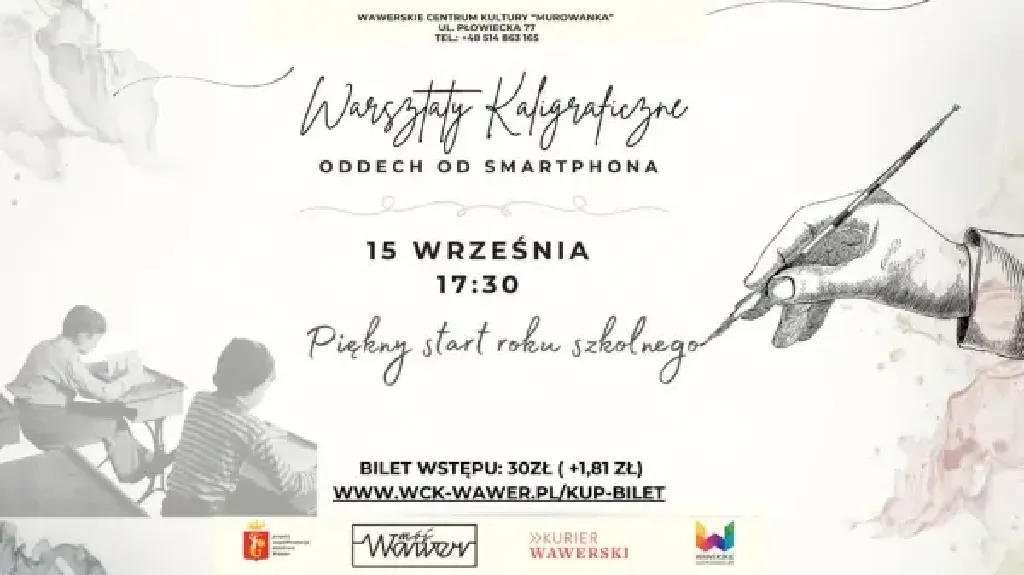 Oddech od smartfona – warsztaty kaligraficzne